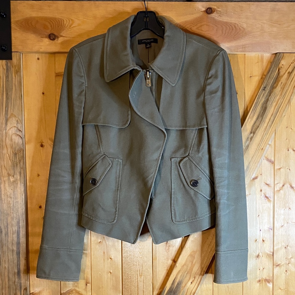 Banana Republic Olive Utility Jacket